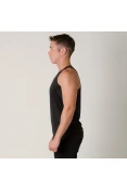 REGATA PARA CORRIDA ASICS BASIC TANK MASCULINA - Preto REGATA PARA CORRIDA ASICS BASIC TANK MASCULINA - Preto