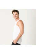 REGATA PUMA CORE RUN SINGLET MASCULINA - Branco REGATA PUMA CORE RUN SINGLET MASCULINA - Branco