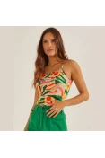 REGATA SLIM COLCCI WAIKIKI SPORT BEACH FEMINIA - Bege/laranja