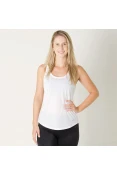 REGATA UNDER ARMOUR THREADBORNE STREAKER FEMININA - Branco REGATA UNDER ARMOUR THREADBORNE STREAKER FEMININA - Branco