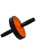 RODA VOLLO PARA EXERCÍCIOS SIMPLES - Preto/laranja