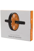 RODA VOLLO PARA EXERCÍCIOS SIMPLES - Preto/laranja
