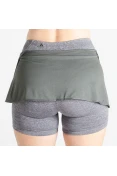 SAIA SHORTS ADIDAS FEMININA - Chumbo/grafite SAIA SHORTS ADIDAS FEMININA - Chumbo/grafite