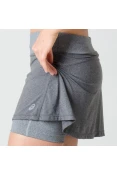 SAIA SHORTS ASICS CORE FEMININA - Grafite SAIA SHORTS ASICS CORE FEMININA - Grafite