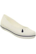 SANDÁLIA CROCS CROCBAND FLAT FEMININO - Branco SANDÁLIA CROCS CROCBAND FLAT FEMININO - Branco