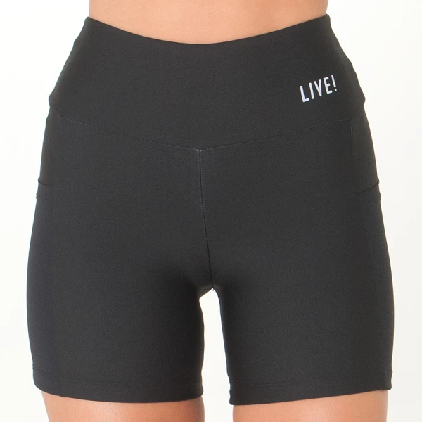 SHORT LIVE ACTION UP FEMININO - Preto