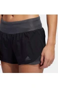 SHORT RUN IT ADIDAS FEMININO - Preto/grafite SHORT RUN IT ADIDAS FEMININO - Preto/grafite