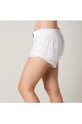 SHORTS ADIDAS 2 EM 1 MESH FEMININO - Branco SHORTS ADIDAS 2 EM 1 MESH FEMININO - Branco