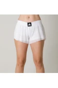 SHORTS ADIDAS 2 EM 1 MESH FEMININO - Branco SHORTS ADIDAS 2 EM 1 MESH FEMININO - Branco