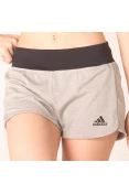 SHORTS ADIDAS 2IN1 SOFT TOUCH FEMININO - Cinza/preto SHORTS ADIDAS 2IN1 SOFT TOUCH FEMININO - Cinza/preto