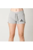 SHORTS ADIDAS ESS SOLID FEMININO - Cinza SHORTS ADIDAS ESS SOLID FEMININO - Cinza