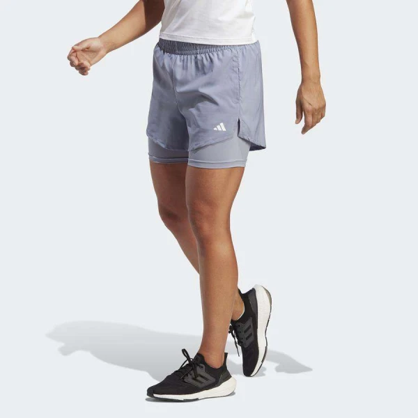 SHORTS ADIDAS MIN 2IN1 SHO FEMININO - Azul