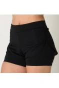 SHORTS ADIDAS MOBILITY DOIS-EM-UM FEMININO - Preto SHORTS ADIDAS MOBILITY DOIS-EM-UM FEMININO - Preto