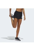 SHORTS ADIDAS PACER LOGO FEMININO - Preto/branco SHORTS ADIDAS PACER LOGO FEMININO - Preto/branco
