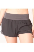 SHORTS ADIDAS RUN IT FEMININO - Preto/grafite