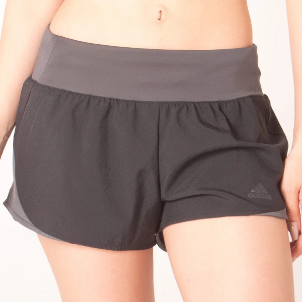 SHORTS ADIDAS RUN IT FEMININO - Preto/grafite