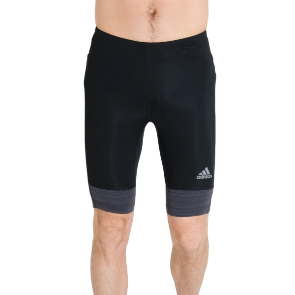 SHORTS ADIDAS SUPERNOVA COMPRESSÃO MASCULINO - Preto/chumbo
