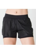 SHORTS ASICS CORE 2IN1 FEMININO - Preto SHORTS ASICS CORE 2IN1 FEMININO - Preto