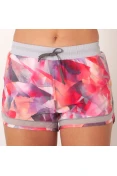SHORTS ASICS LITE SHOW FEMININO - Cinza/pink SHORTS ASICS LITE SHOW FEMININO - Cinza/pink