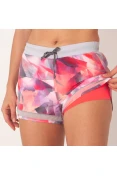 SHORTS ASICS LITE SHOW FEMININO - Cinza/pink SHORTS ASICS LITE SHOW FEMININO - Cinza/pink