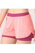 SHORTS ASICS RUNNING BLEND 2IN1 FEMININO - Rosa/pink SHORTS ASICS RUNNING BLEND 2IN1 FEMININO - Rosa/pink