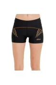 SHORTS ASICS TIL IM SPRINTER FEMININO - Preto/dourado