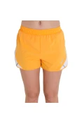 SHORTS ASICS W 3' SPLIT SHORT FEMININO - Laranja/branco SHORTS ASICS W 3' SPLIT SHORT FEMININO - Laranja/branco