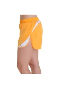 SHORTS ASICS W 3' SPLIT SHORT FEMININO - Laranja/branco SHORTS ASICS W 3' SPLIT SHORT FEMININO - Laranja/branco
