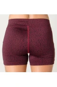 SHORTS ASICS WORKOUT STRETCH FEMININO - Bordo/preto SHORTS ASICS WORKOUT STRETCH FEMININO - Bordo/preto