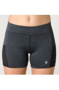 SHORTS ASICS WORKOUT STRETCH FEMININO - Grafite/preto SHORTS ASICS WORKOUT STRETCH FEMININO - Grafite/preto