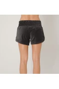 SHORTS LIVE SPORTS PLUSH FEMININO - Chumbo SHORTS LIVE SPORTS PLUSH FEMININO - Chumbo