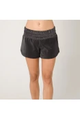 SHORTS LIVE SPORTS PLUSH FEMININO - Chumbo SHORTS LIVE SPORTS PLUSH FEMININO - Chumbo