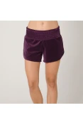 SHORTS LIVE SPORTS PLUSH FEMININO - Roxo