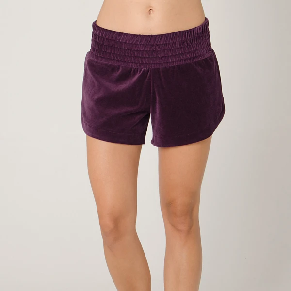 SHORTS LIVE SPORTS PLUSH FEMININO - Roxo