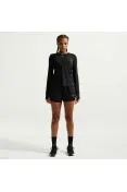 SHORTS NIKE ONE DF MR 3IN 2IN FEMININO - Preto/branco SHORTS NIKE ONE DF MR 3IN 2IN FEMININO - Preto/branco