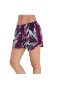 SHORTS NIKE PRINTED TEMPO FEMININO - Roxo/branco SHORTS NIKE PRINTED TEMPO FEMININO - Roxo/branco