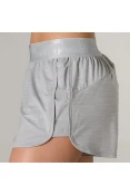 SHORTS PUMA SOFT SPORT DRAPEY FEMININO - Cinza SHORTS PUMA SOFT SPORT DRAPEY FEMININO - Cinza