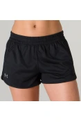 SHORTS UNDER ARMOUR TECH FEMININO - Preto SHORTS UNDER ARMOUR TECH FEMININO - Preto