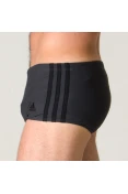 SUNGA ADIDAS 3-STRIPES WIDE - Chumbo/preto SUNGA ADIDAS 3-STRIPES WIDE - Chumbo/preto