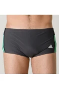 SUNGA ADIDAS CORE LARGA - Chumbo/verde