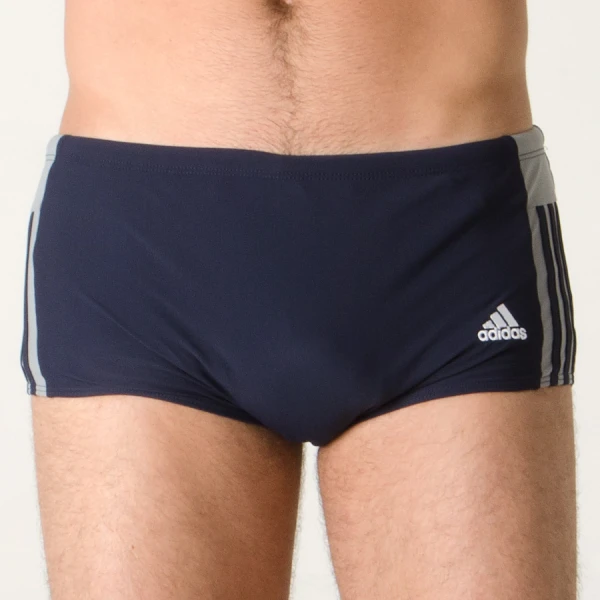 SUNGA ADIDAS CORE LARGA - Marinho/cinza