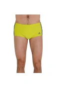 SUNGA ADIDAS LATERAL LARGA 3S - Amarelo/grafite