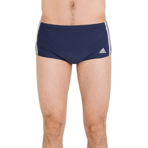 SUNGA ADIDAS LATERAL LARGA 3S - Marinho/branco