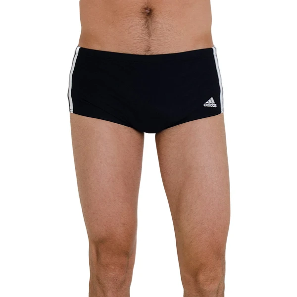 SUNGA ADIDAS LATERAL LARGA 3S - Preto/branco