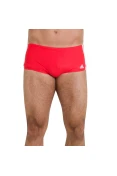 SUNGA ADIDAS LATERAL LARGA 3S - Vermelho/branco