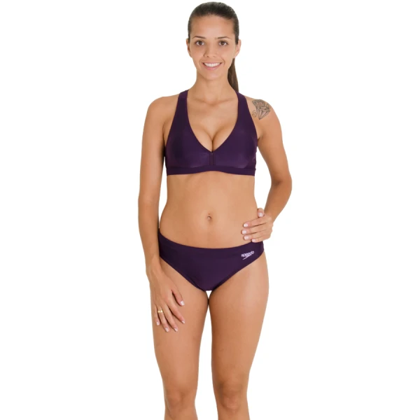 SUNKINI SPEEDO SOLID FEMININO - Roxo
