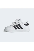 TÊNIS ADIDAS BREAKNET INFANTIL - Branco/preto