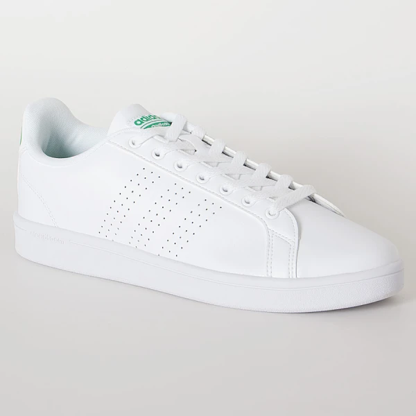 TÊNIS ADIDAS CF ADVANTAGE CLEAN MASCULINO - Branco/verde