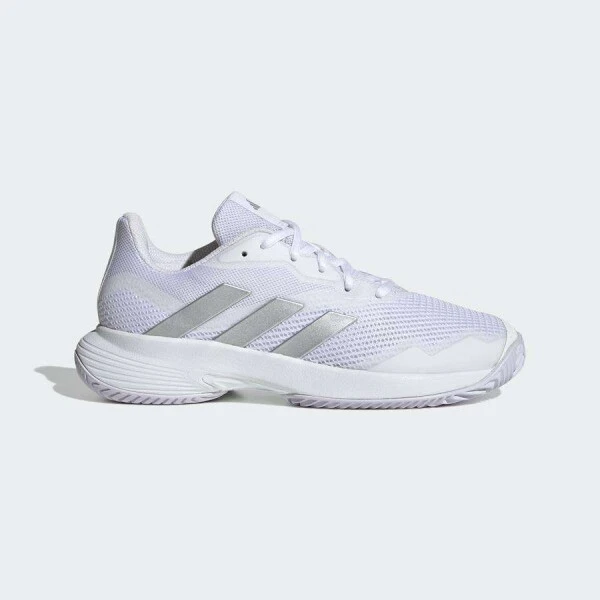 TÊNIS ADIDAS COURTJAM CONTROL FEMININO - Branco/prata