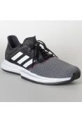 TÊNIS ADIDAS GAMECOURT MASCULINO - Preto/branco TÊNIS ADIDAS GAMECOURT MASCULINO - Preto/branco